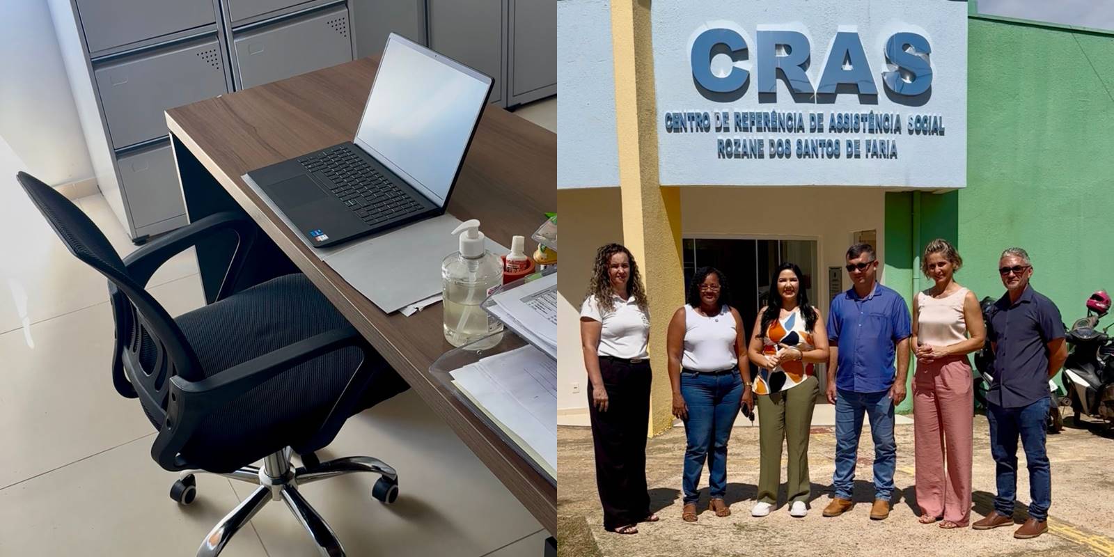 Cristiane Lopes entrega mobília completa e equipamentos ao CRAS de Rio Crespo